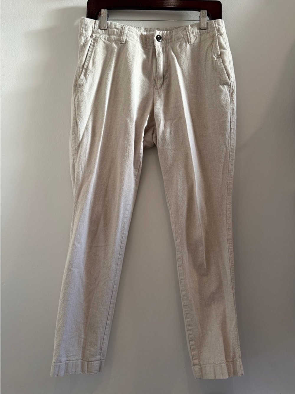 GAP Men's Beige Slim Casual Chinos